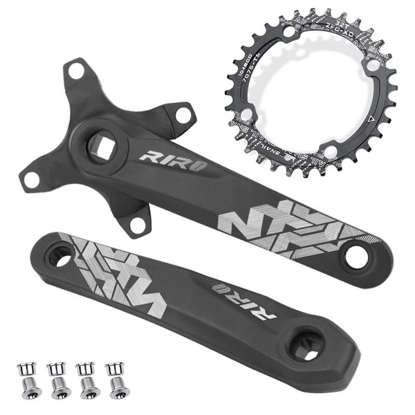 splumzer Mountain Bike 170mm Square Crankset with 104 BCD 32/34/36/38T