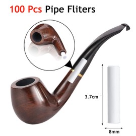 VOVCIG Premium Activated Carbon Filter 9 mm Coconut Shell Activated Carbon for Harmless Smoking 100 Filters