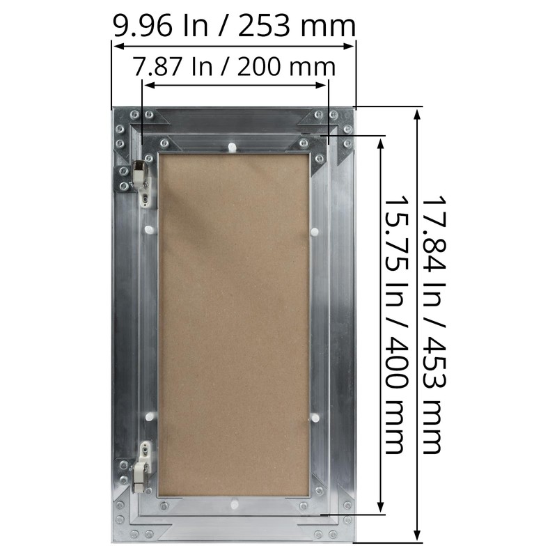 ECOPRO VENT 8" x 16" Inch Aluminum Drywall Access Panel