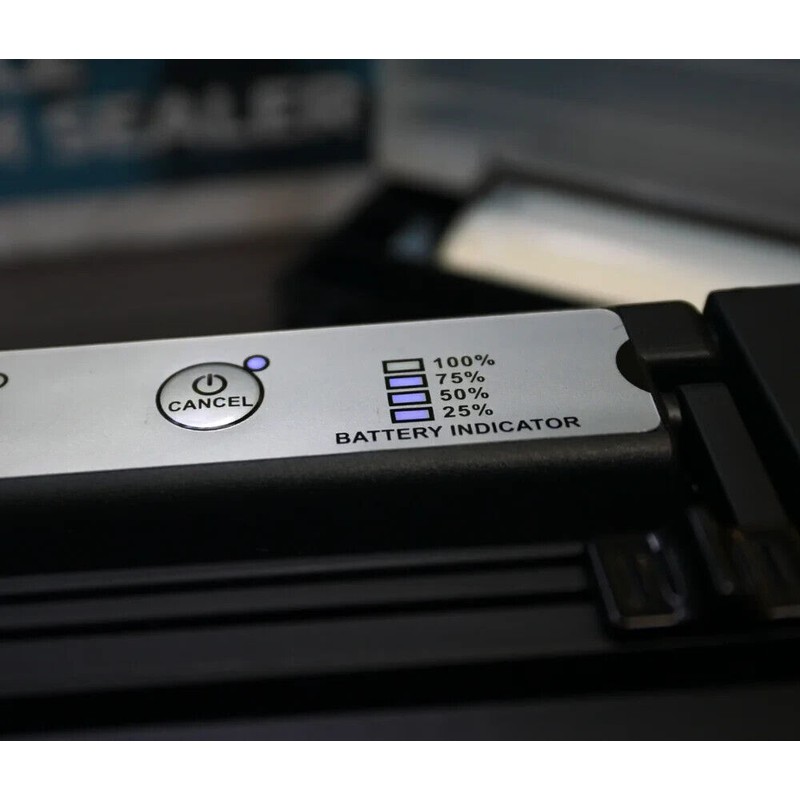 PacBak Portable Vacuum Sealer machine food Preservation, ROAM 18-V, Rechargable