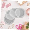 4pcs Fruit Plate Mold Dinner Dish Cushion Mold Circle Casting
