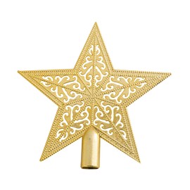 Christmas Tree Top, Star, 5.9 inches (15 cm), 7.9 inches (20 cm), Christmas Decoration, Tree Decoration, Stylish Decoration, Merry Christmas, Tree Top, Luxurious Decoration (Gold, 5.9 inches (15 cm)