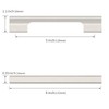 Asidrama 10 Pack 5 Inch(128mm) Brushed Satin Nickel Kitchen Cabinet