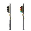 Evemodel Set of 2 Track N 1:160 Green Red Yellow