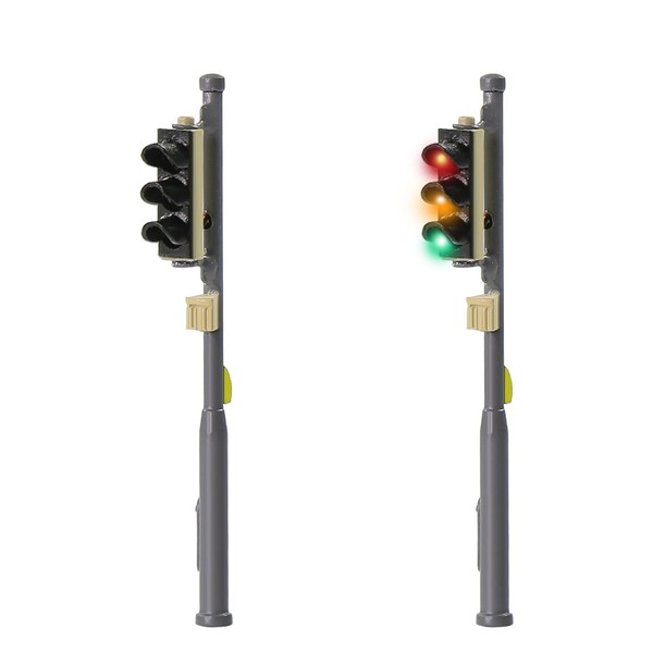 Evemodel Set of 2 Track N 1:160 Green Red Yellow