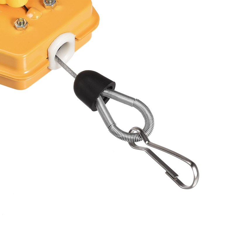 sourcing map Retractable Spring Pulley Tool Holder Hanging Device 3.3-6.6lbs