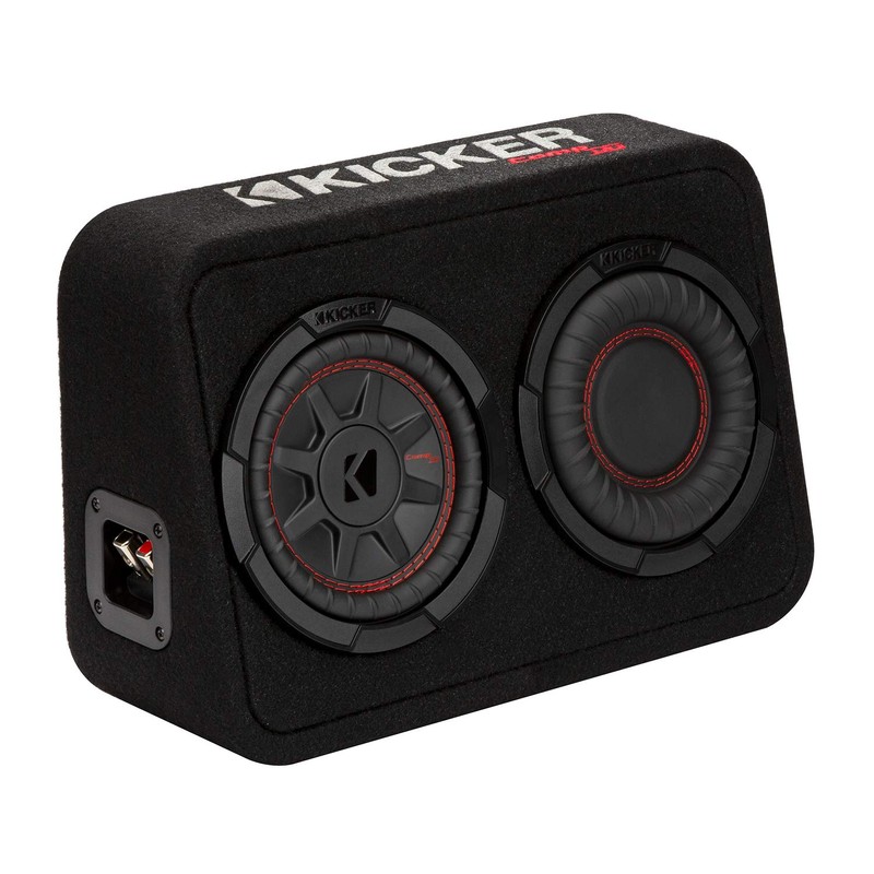 KICKER CompRT 6.75"(165mm) subwoofer in Thin Profile encl, 2ohm, RoHS