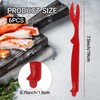 Opfiue 6PCS Crab Legs Crackers,Easy Opener Picks Tools Reliable Crackers
