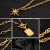 MJartoria Layered Initial Necklaces for Women Trendy, 14K Gold Plated