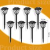 GIGALUMI Solar Lights Outdoor Waterproof, 6 Pack LED Solar Garden