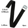 6Pcs Ratchet Straps with Quick Release Cam Bukle Heavy Duty