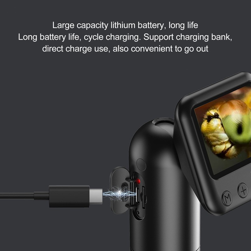 Handheld Digital Microscope with 2 Inch Screen 400 to 800x