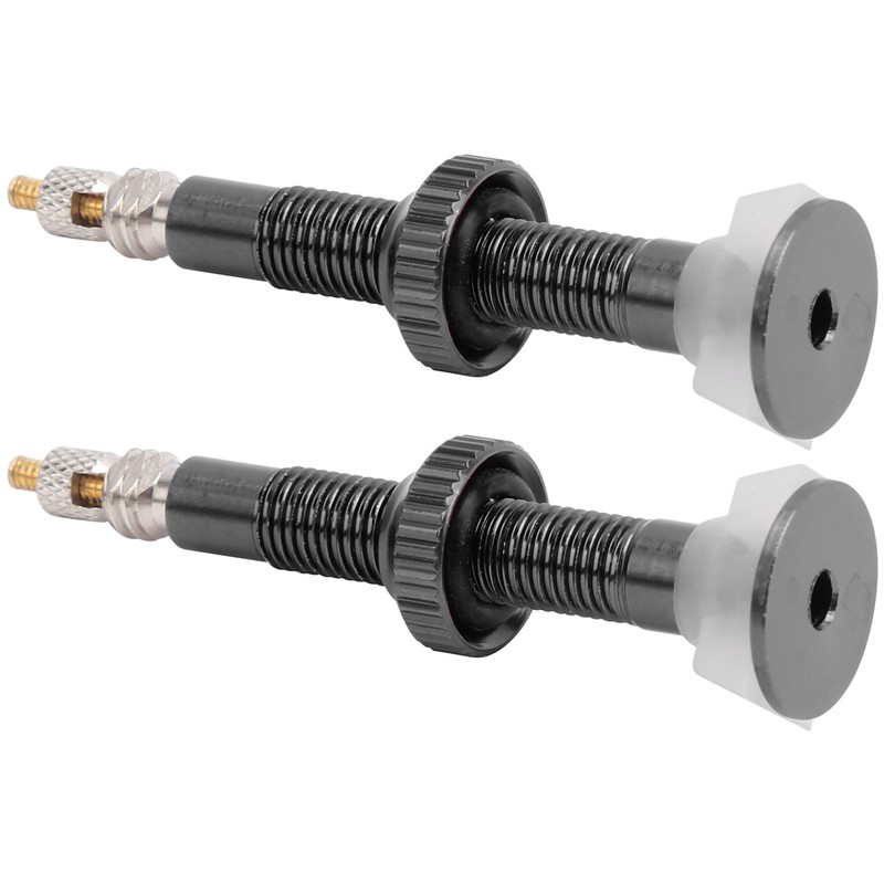 1 Pair 52mm Bike Extended Air Valve Tubeless Presta Valve