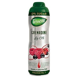 Tesseire Grenadine Zero Percent Sugar, 600ml