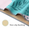 Splat Mat for Under High Chair/Arts/Crafts, WOMUMON Washable Spill Mat