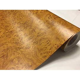 Wood Grain Cutting Sheet 124 cm by 30 cm Mahogany Tone 黄木 Eyes Woodgrain rappingusi-to Wallpaper Wall Sticker DIY Wood