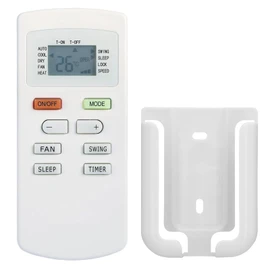 Replacement Remote Control for Blueridge Air Conditioner 30510092 BMKH09-D3DNA2K/I BMKH12-D3DNA2K/I BMKH18-D3DNA2K/I BMKH24-D3DNA2K/I (with Wall Mounting Bracket)