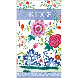 Caspari Floral Porcelain Bridge Score Pads - 1 Each