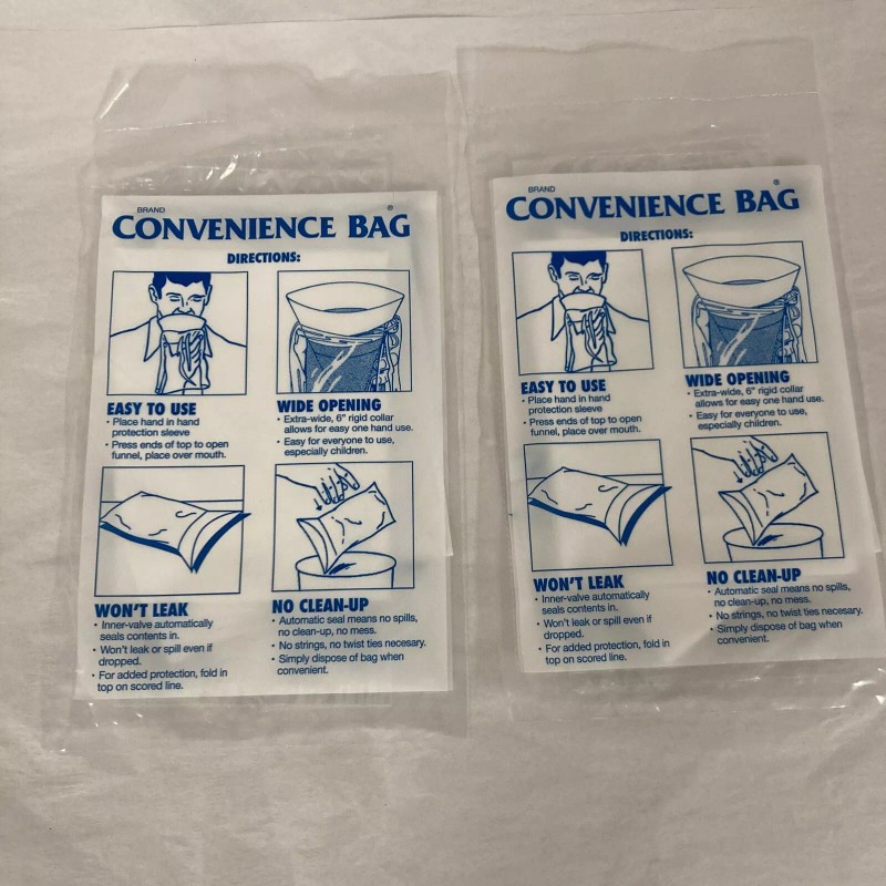GKR Industries Convenience Emesis Bag Model GKR # 1000/7000 White,