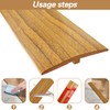 Wapasezyar T Profile Transition Strip Floor PVC Door Sill Strip,
