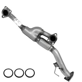 Exhaust Front Flex Y-Pipe Compatible for 2008-2015 Honda Accord 3.5L | Stainless Steel | Northeastern Exhaust | Free Gaskets Included | Direct-Fit Replacement