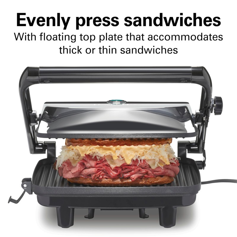 Hamilton Beach Panini Press Sandwich Maker & Electric Indoor Grill