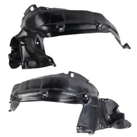 TRQ TRQ Front Inner Fender Liner Set Compatible with 2005-2007 Toyota Sequoia TO1250121 TO1251121