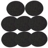 8Pcs Fireproof Insulation Mat 8.5Cm Round Pad for Charcoal Incense
