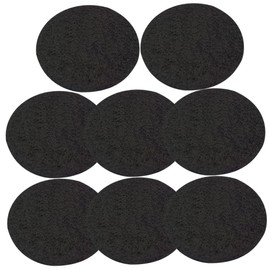 8Pcs Fireproof Insulation Mat 8.5Cm Round Pad for Charcoal Incense Burners - Safe Heat-Resistant Cotton and Aluminum Design for Home Use