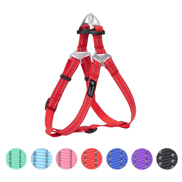 EXCELLENT ELITE SPANKER No Pull Dog Harness Adjustable Nylon Step-in