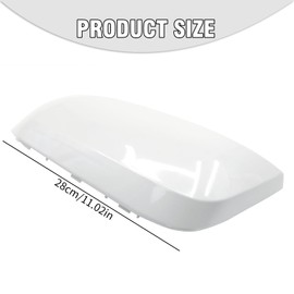 DUZFOREI 87915-42160-J1 Door Rearview Mirror Cover, Front Left Driver Side, Replacement for Toyota 4Runner 2013-2023 RAV4 2013-2015 RAV4 HV 2016, Replaces 87945-42160-B1, White