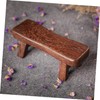 minkissy 1pc Solid Wood Pillow Meditation Bench Head Support Cushion