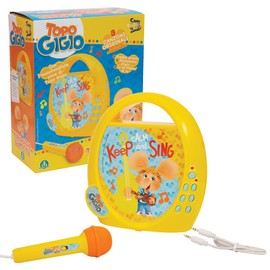 Sing Tu Anywhere with Topo Gigio and His 3 Original Songs Included and His Distinctive Voice, with Recording and Listening Function, Giochi Preziosi, TPG27000