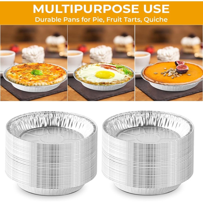 The Baker Celebrations Aluminum Foil Baking Pie Pans – 8