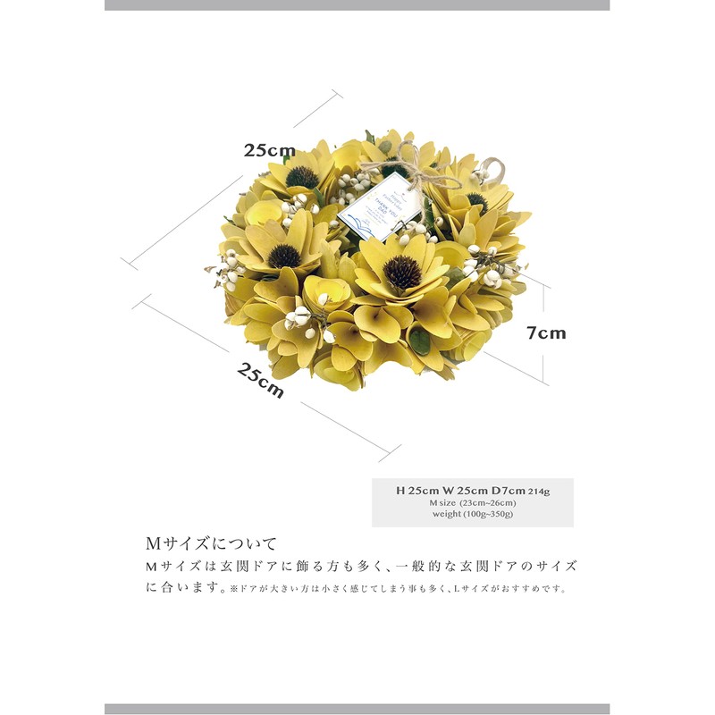 2023 mamawreath WR-12BKG-MP Mother's Day Gift, Flower Gift, Spring Wreath,