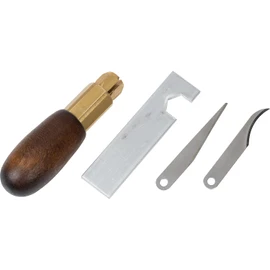 Weaver Leather Craftsman - Cuchillo de Recortar, Mango de Madera
