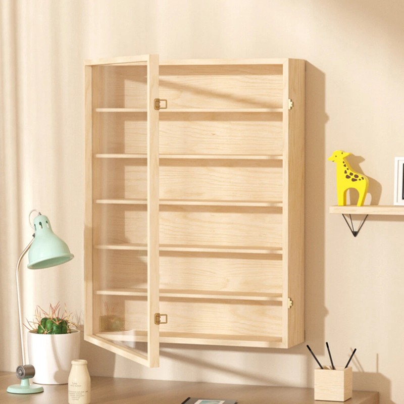 Unbranded 6 Tier Wood Figure Model Toy Collection Shelf with