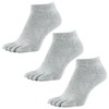 Asuka Women's 5 Toe Socks, Thick Bottom Pile, 100% Cotton,