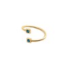 Alex and Ani December Birthstone Blue Zircon Ring Wrap