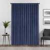 Eclipse Harper Velvet Rod Pocket Curtains for Bedroom, Single Panel,