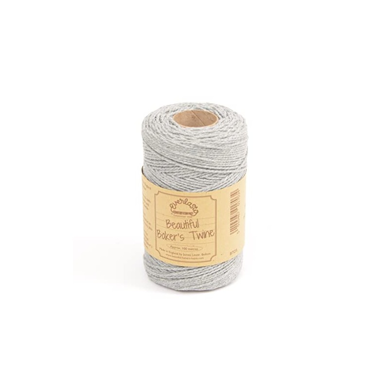 100m - Everlasto 'Solid' Beautiful Baker's Cotton Craft Twine (2mm