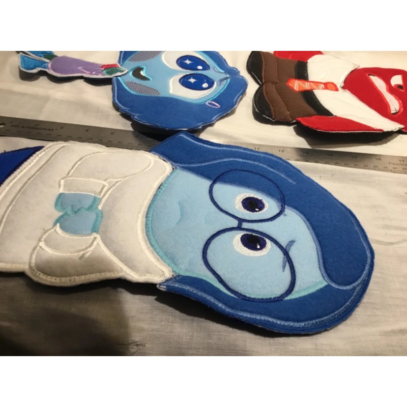 Handmade Inside Out Felt Wall Hanging Set Large