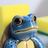 Resin Sea Turtle Sponge Holder for Kitchen Sink, Compact Sink