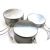 Gaobabu Stainless Steel Cooker Set of 3 with Storage Bag