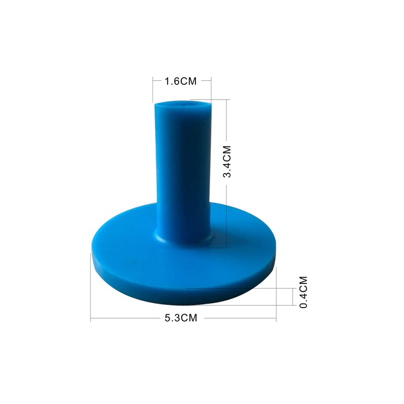 KOFULL Rubber Golf Tees Holder for Practice & Driving Range