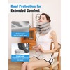 Inflatable Neck Traction Device, Adjustable Neck Stretcher for Cervical Traction,