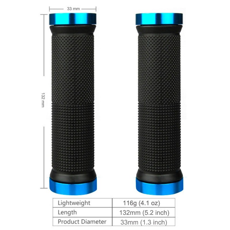 LYCAON Grips for Mountain Bikes Bicycle Handlebar Grips Double Lock