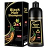 Meidu 500ml Permanent Black Hair  Dye Shampoo Fast Hair Dye Shampoo 3 In One