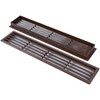Repa Market 18" x 4" Inch Brown Plastic Door Grille