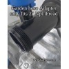 Connect IBC Tote Garden Hose Adapter - 2" NPT to